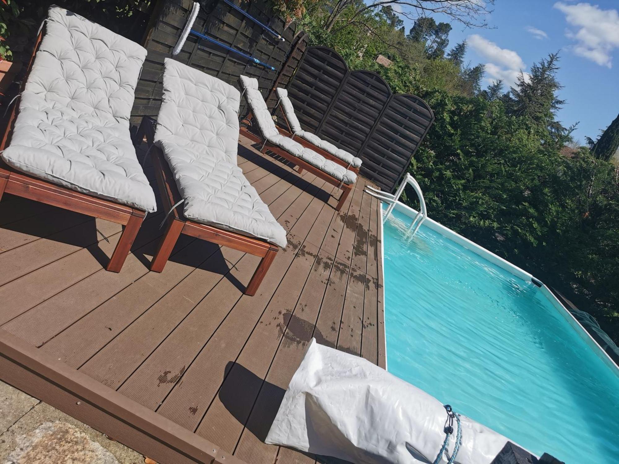 Mes Maisons Gardoises, Two Gites Sleeping 13 With Two Private Pools, Kids Room, Laundry, Disco, Free Wifi, Linen And Dog'S Are Welcome Gagnieres Exterior photo